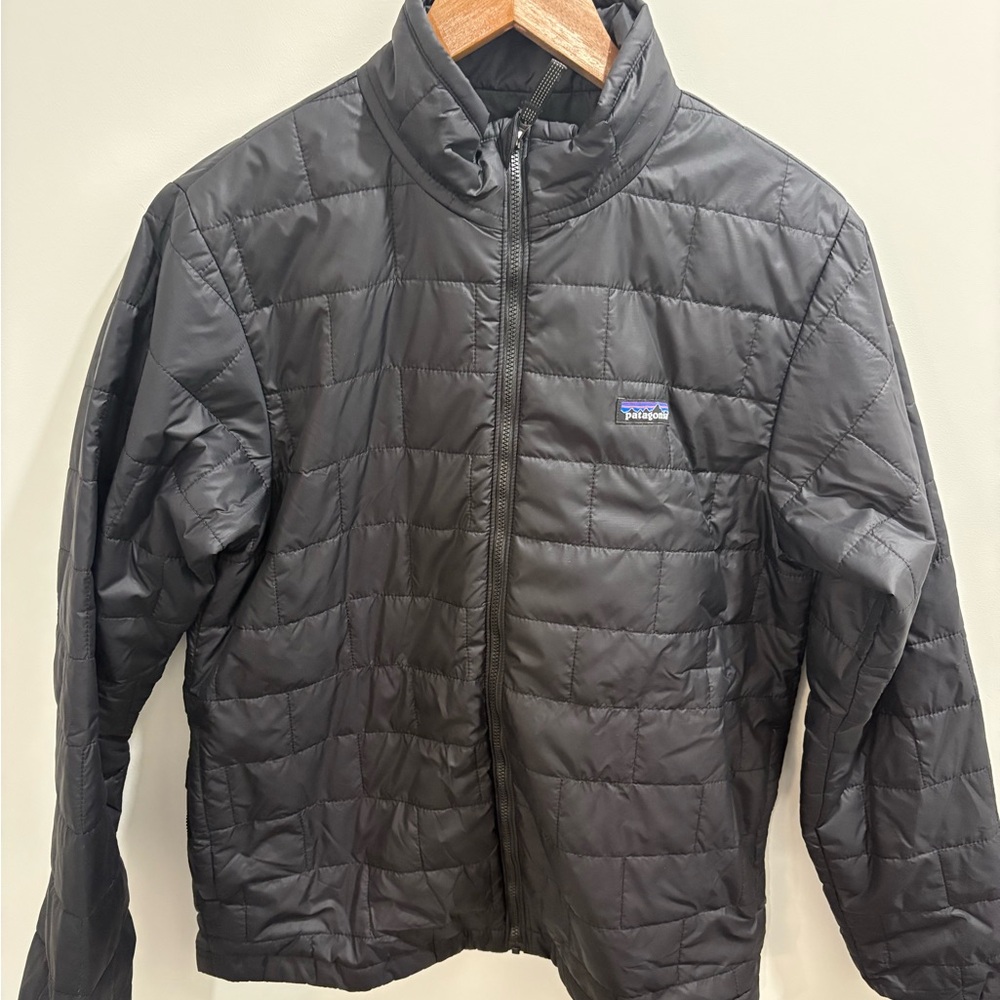 Patagonia Kids Black Quilted Puffer Jacket